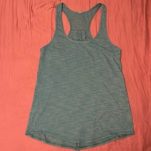 Lululemon tank top, size 4, Heather blue